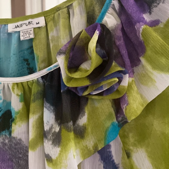 Jaipur beautiful  summer top  size M. $9 - Picture 3 of 5